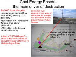 Coal-Energy Bases – the main driver of destruction