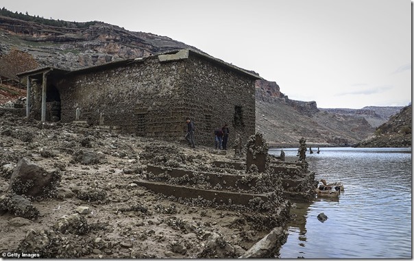Turkish Dam incident triggers disaster flood and reveals a shrine of a prophet