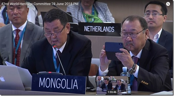 Half-lie is Still a Lie: Mongolian officials report to the World Heritage Committee