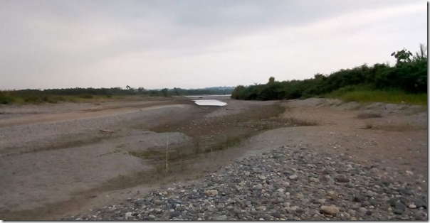 Dry Cauca River, February 2019 (Image: Camilo Andres Marin)