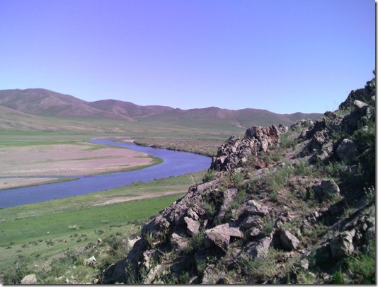 Kherlen River - place of proposed reservoir