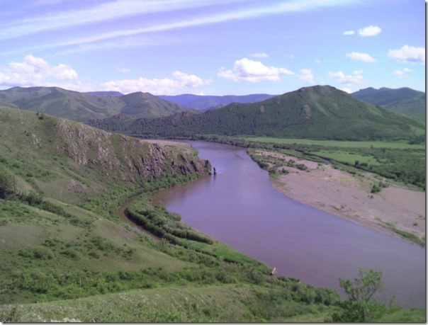 Selenga River at  Shuren damming site