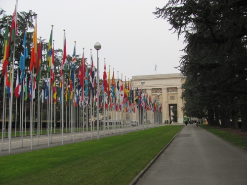 Palace of Nations in Geneva